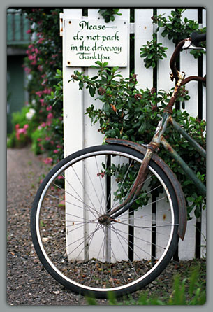 Bicycle in Driveway