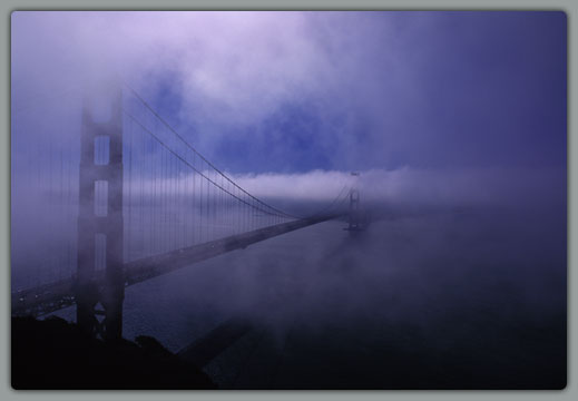 SF GG Bridge in Fog